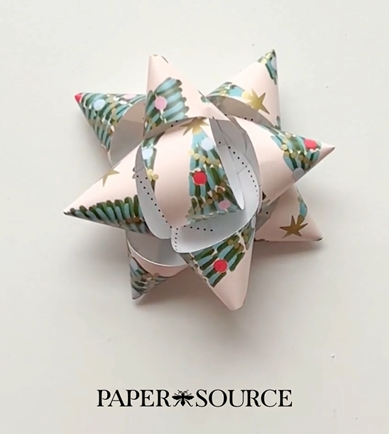 DIY Holiday Paper Bow
