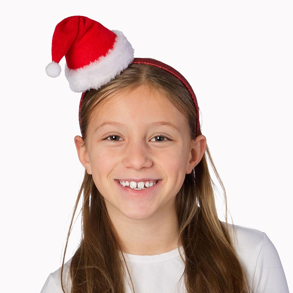 Light Up Santa Hat Headband