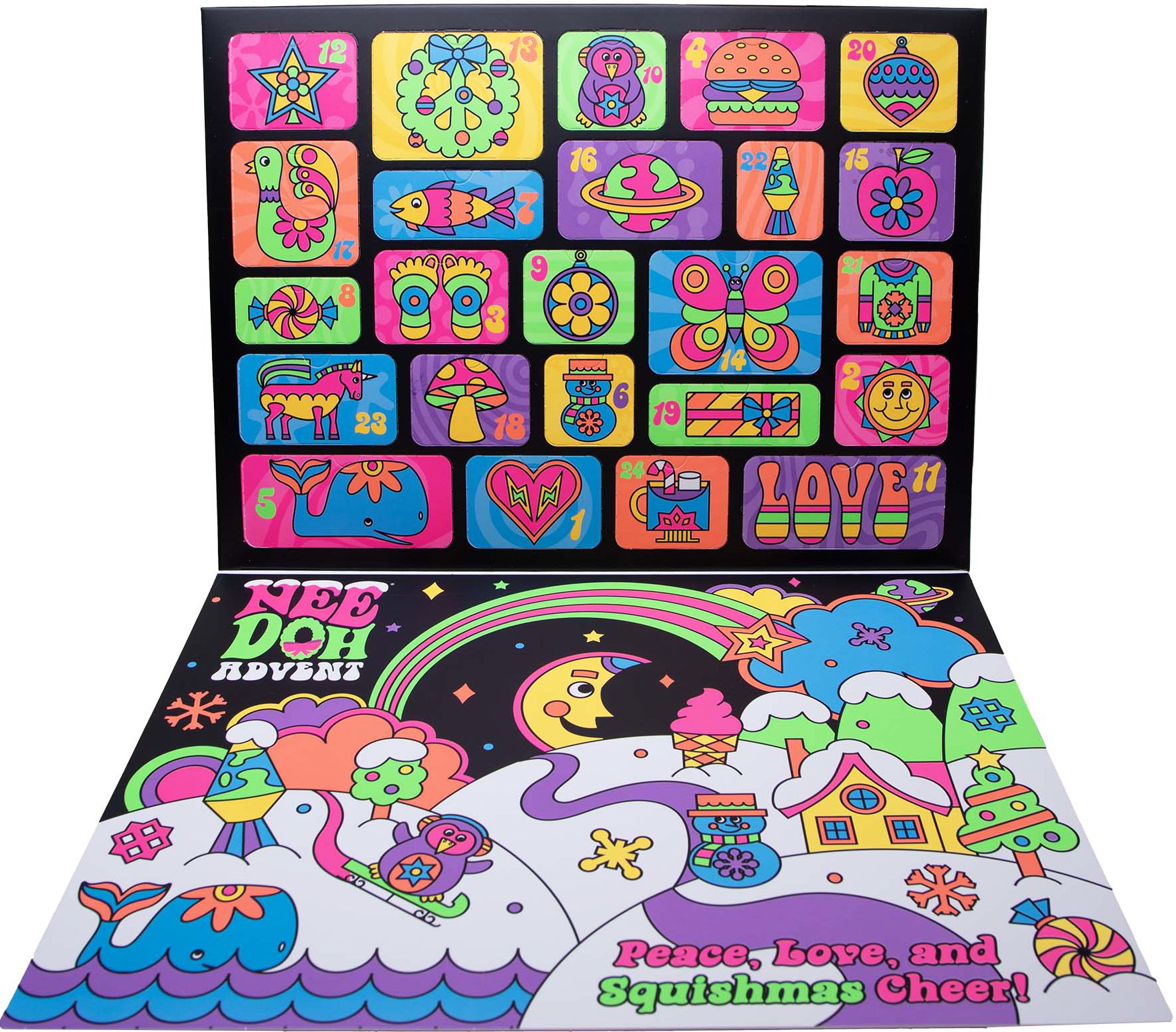 Squishmas 2025 NeeDoh Advent Calendar