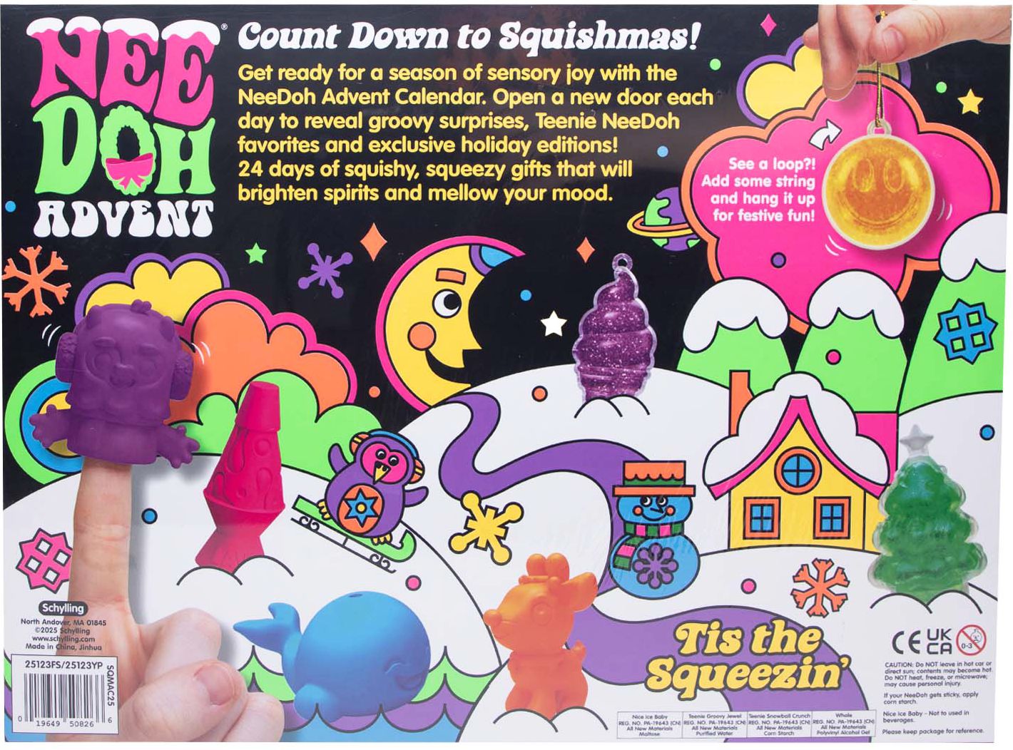 Squishmas 2025 NeeDoh Advent Calendar