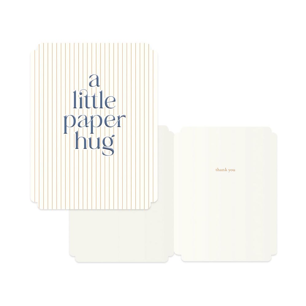 Paper Hug Thank You Card
