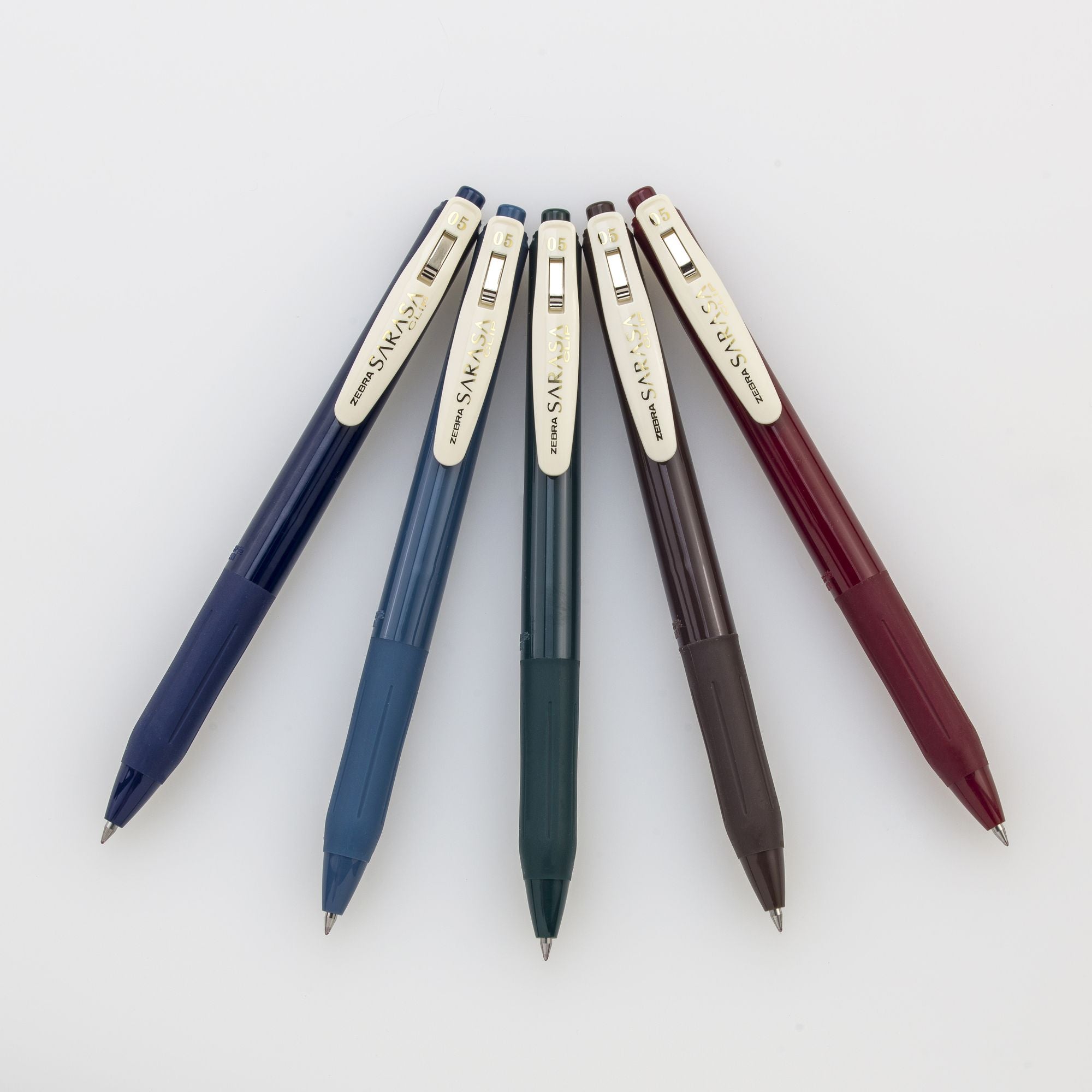 Sarasa Clip Vintage Dark Pens