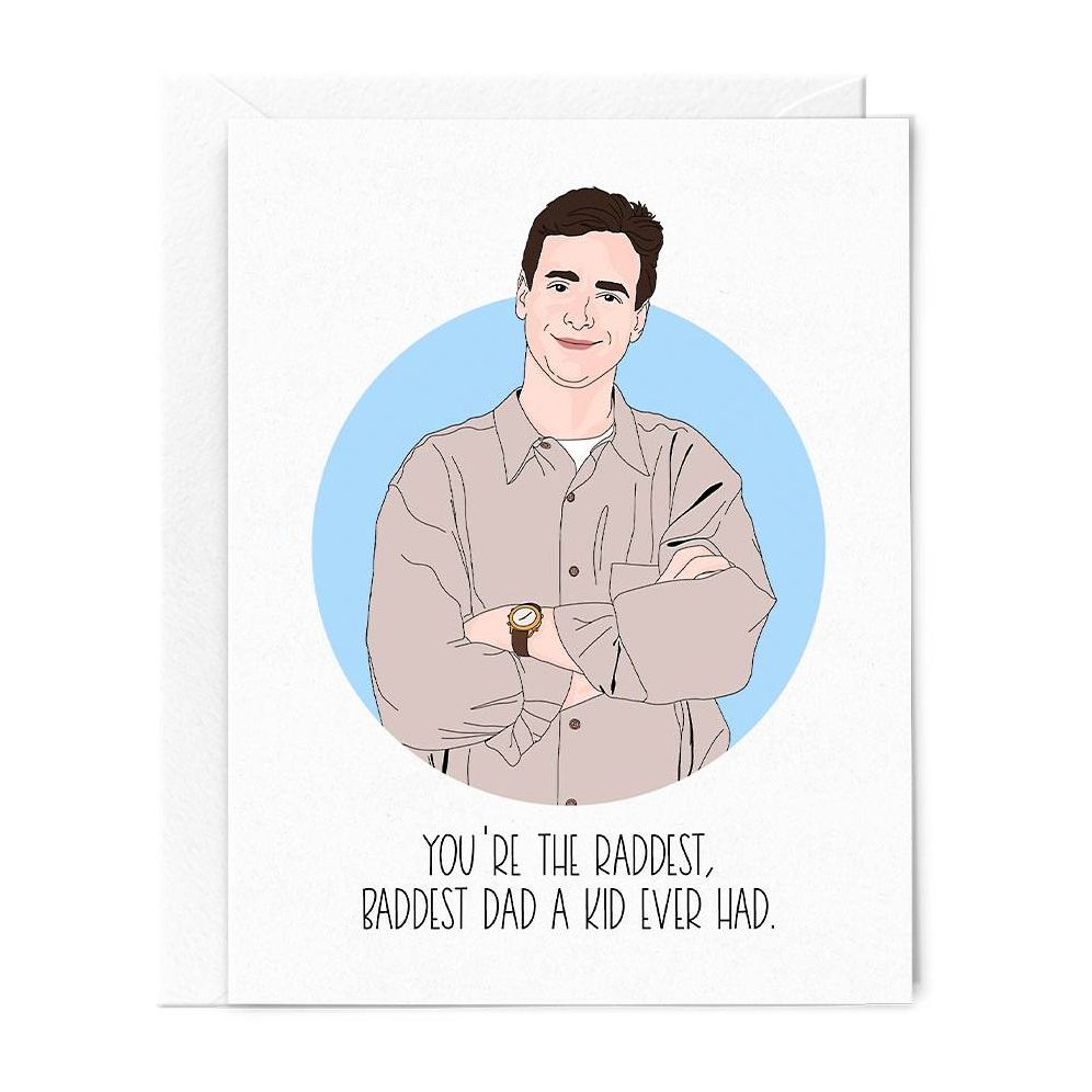 Raddest, Baddest Dad Father's Day Card