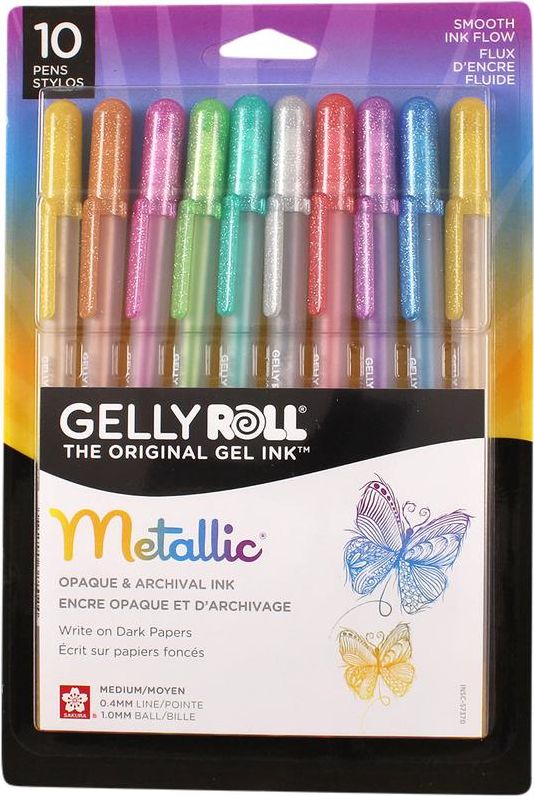 Assorted Metallics Gelly Roll Pens | Paper Source