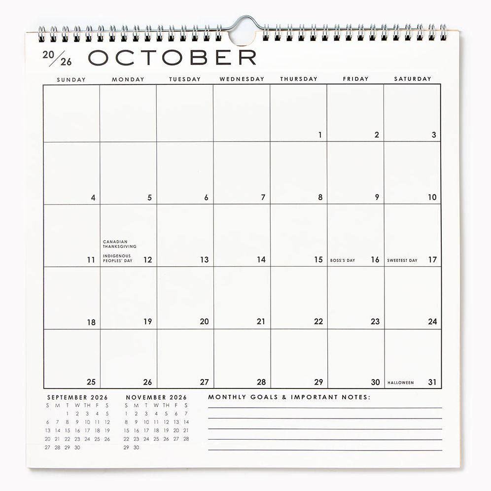 2026-2027 Grid 17 Month Calendar