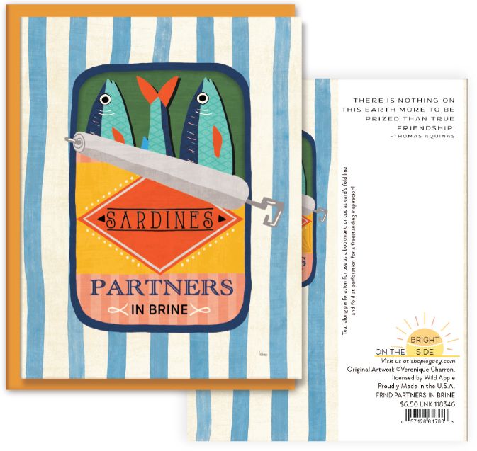 Partners In Brine Friendship Card