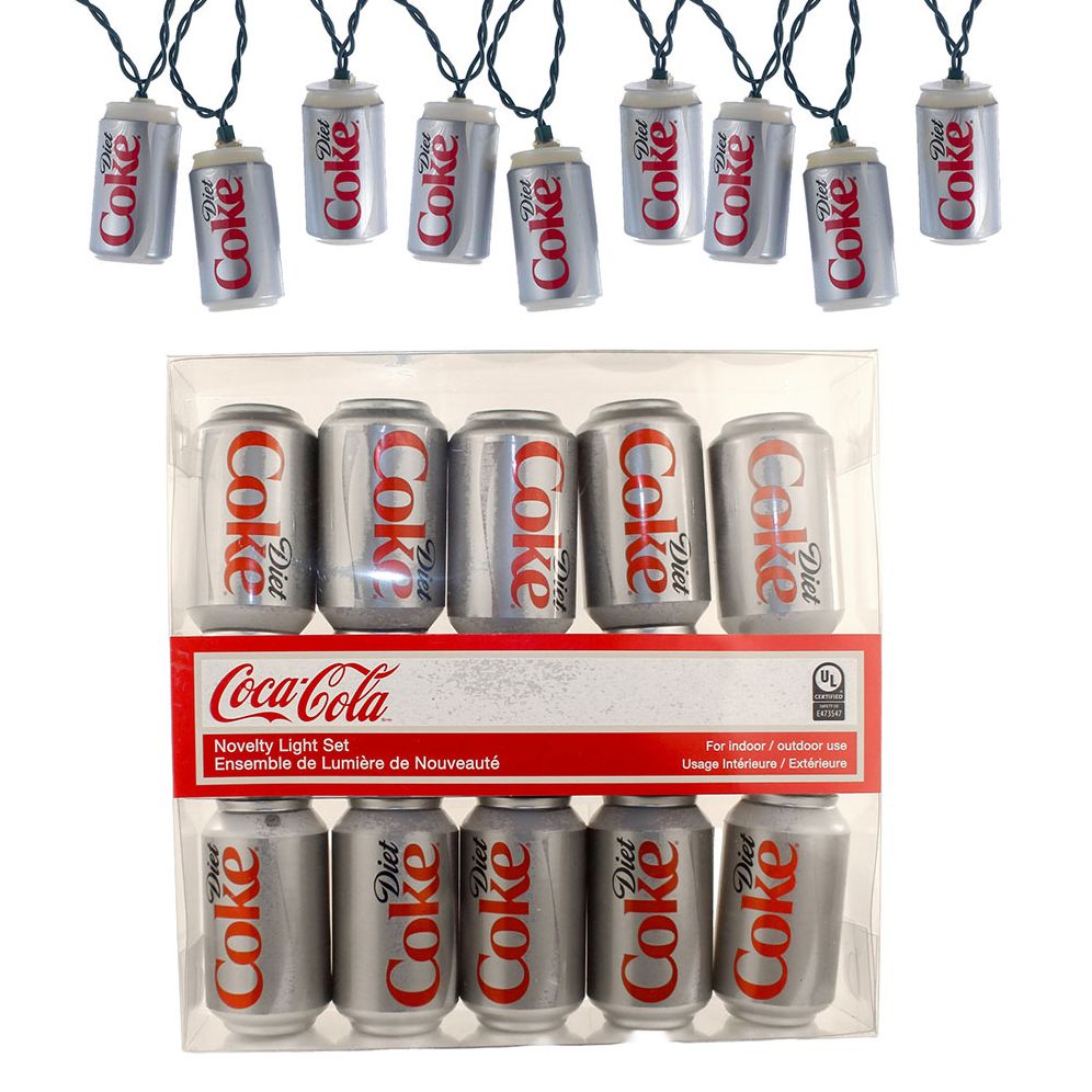 Coca-Cola Fun Lights 10個セット 10 Vintage Coca-Cola Blow Mold