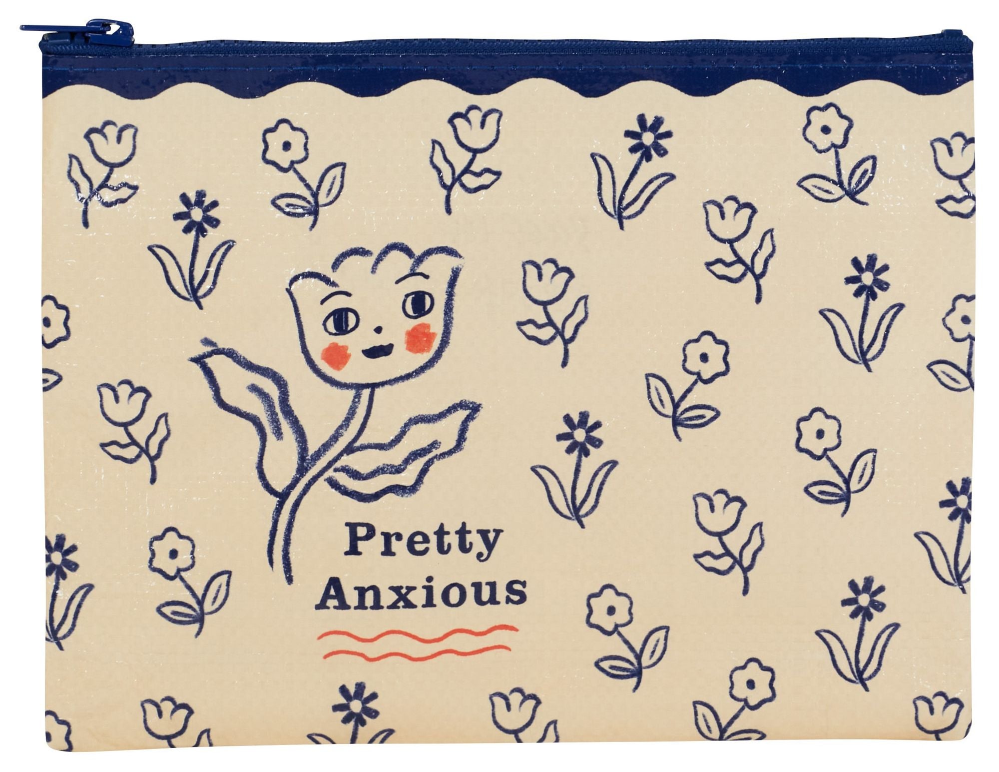 Pretty Anxious Zipper Pouch