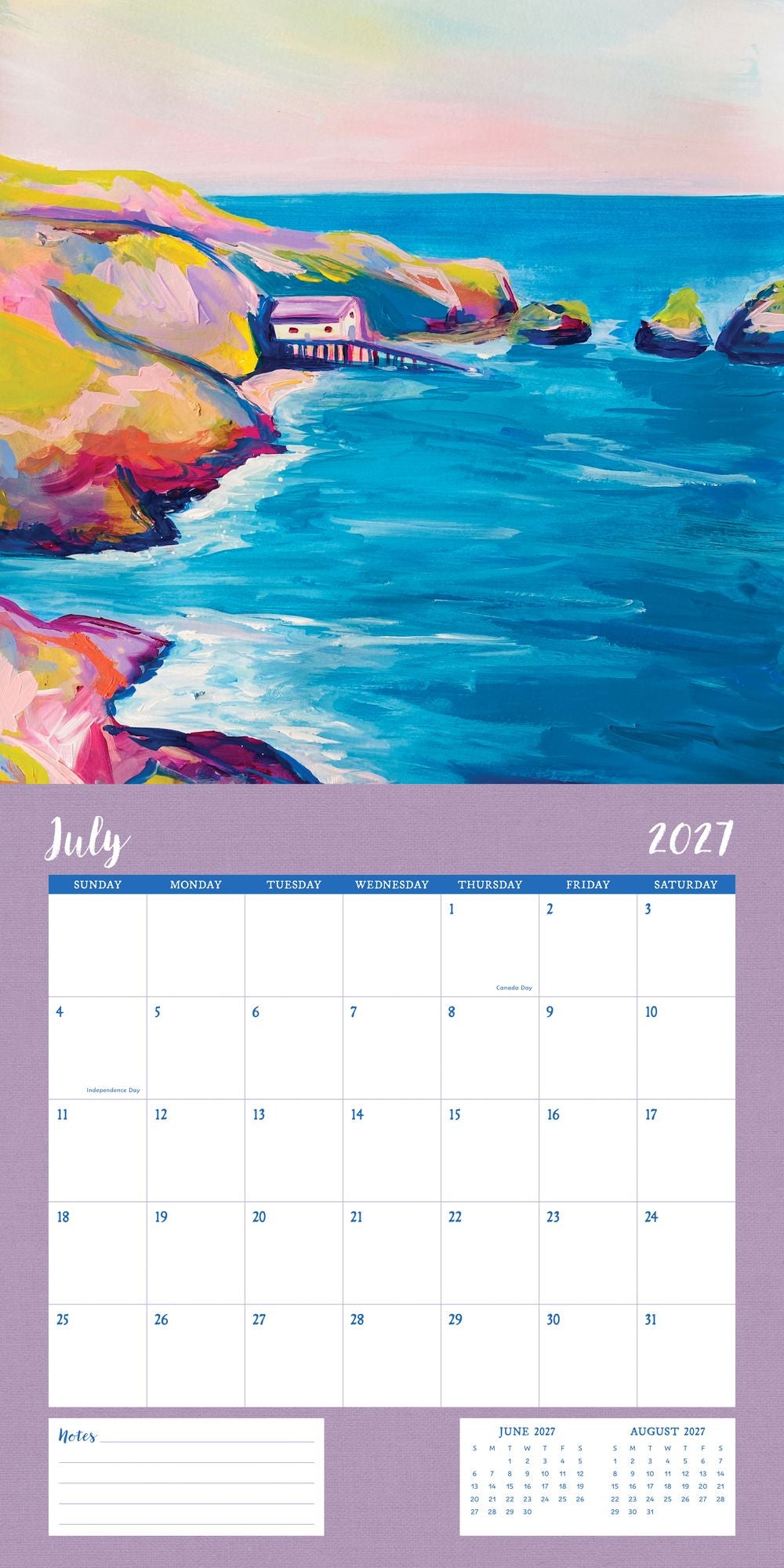 2027 Wall Calendar - The London Studio Landscapes