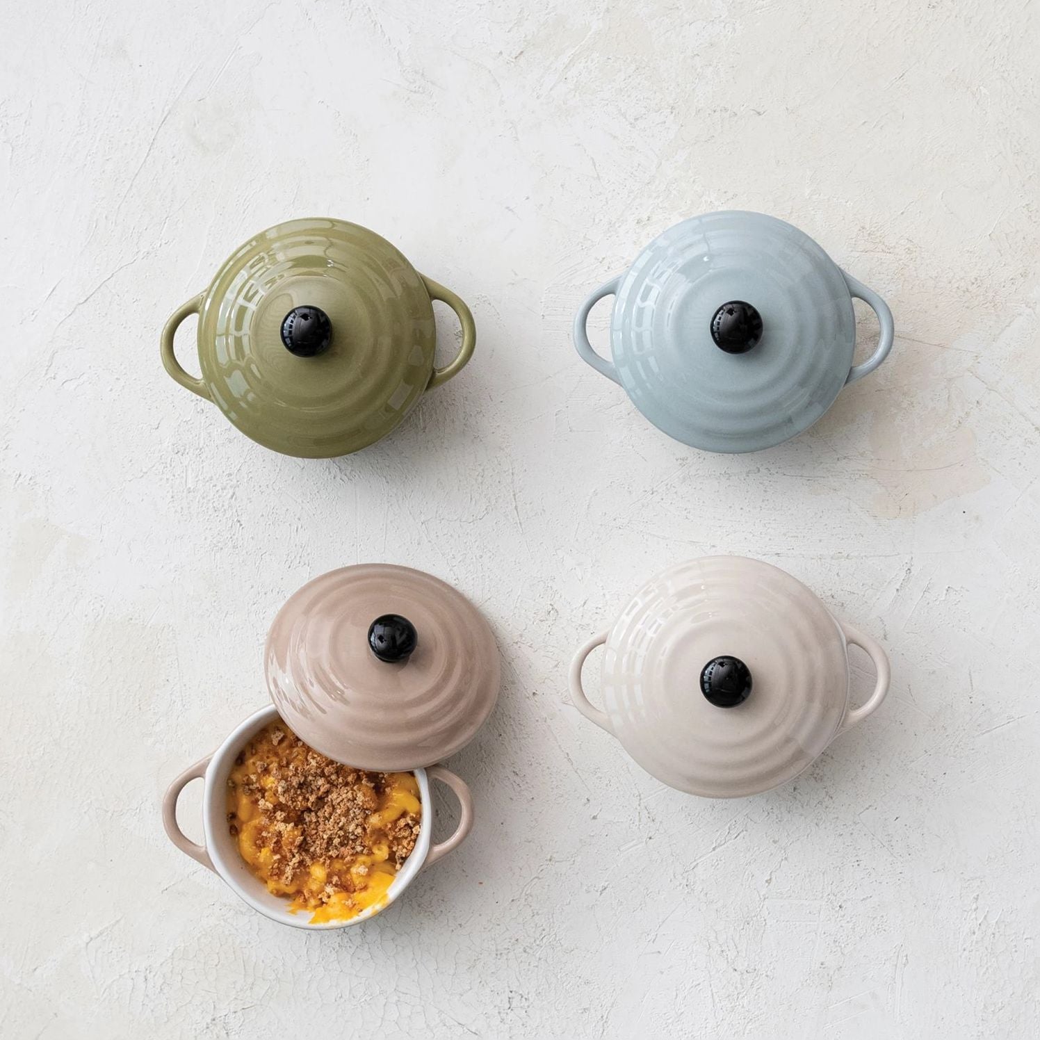 Stoneware Mini Baker Assorted 4 Colors