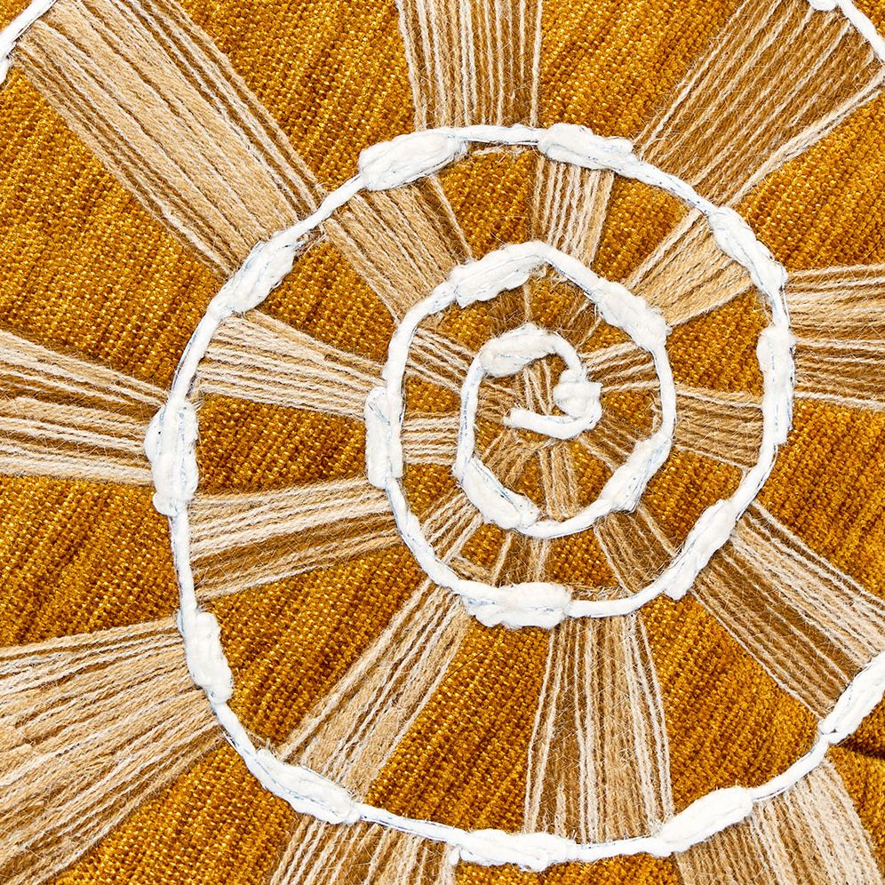 Snail Woven Pillow
