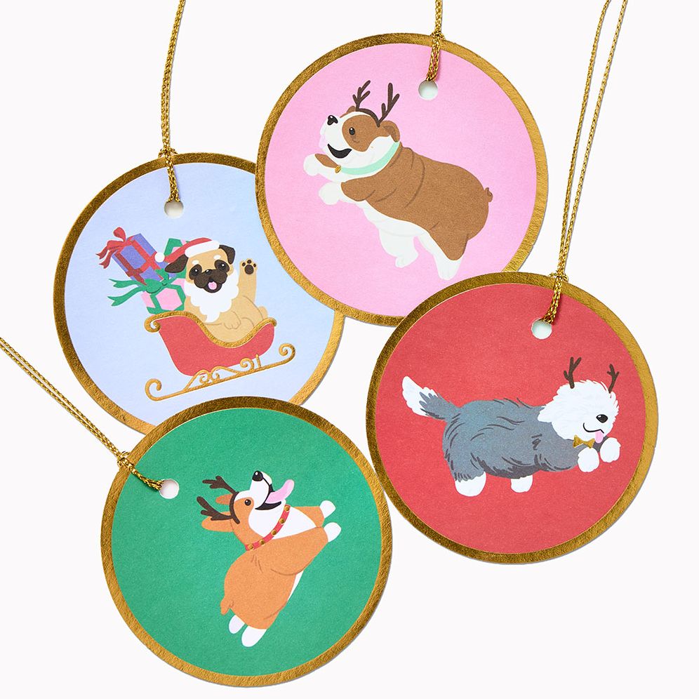 Santa Paws Hanging Gift Tags