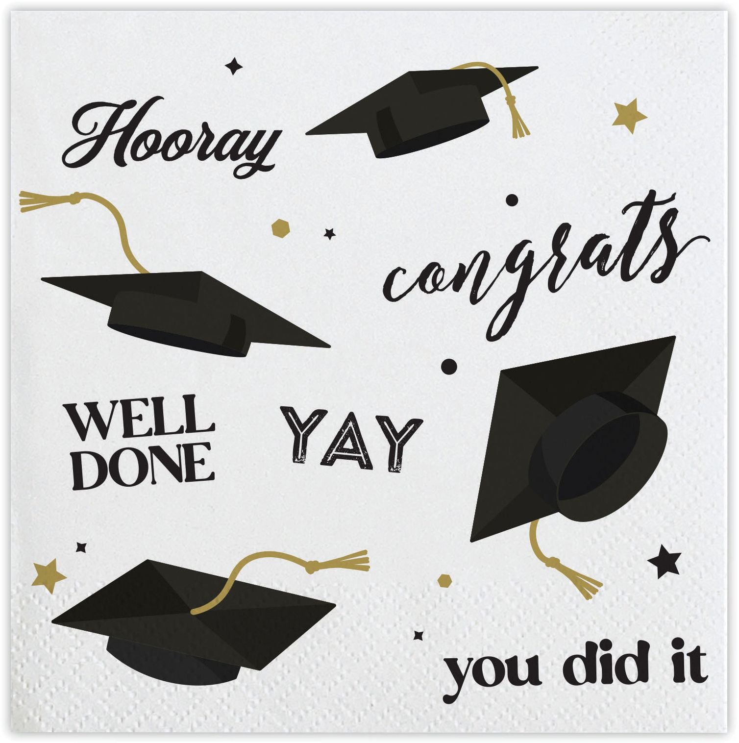 Grad Party Beverage Napkins