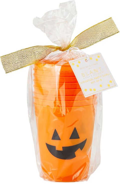 Pumpkin Party Cups Pack of 8