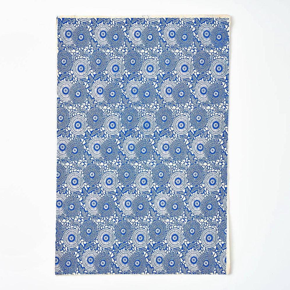 Japanese Abstract Floral Handmade Paper