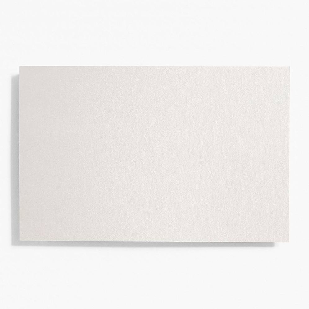 A9 Shimmer Silver Note Cards