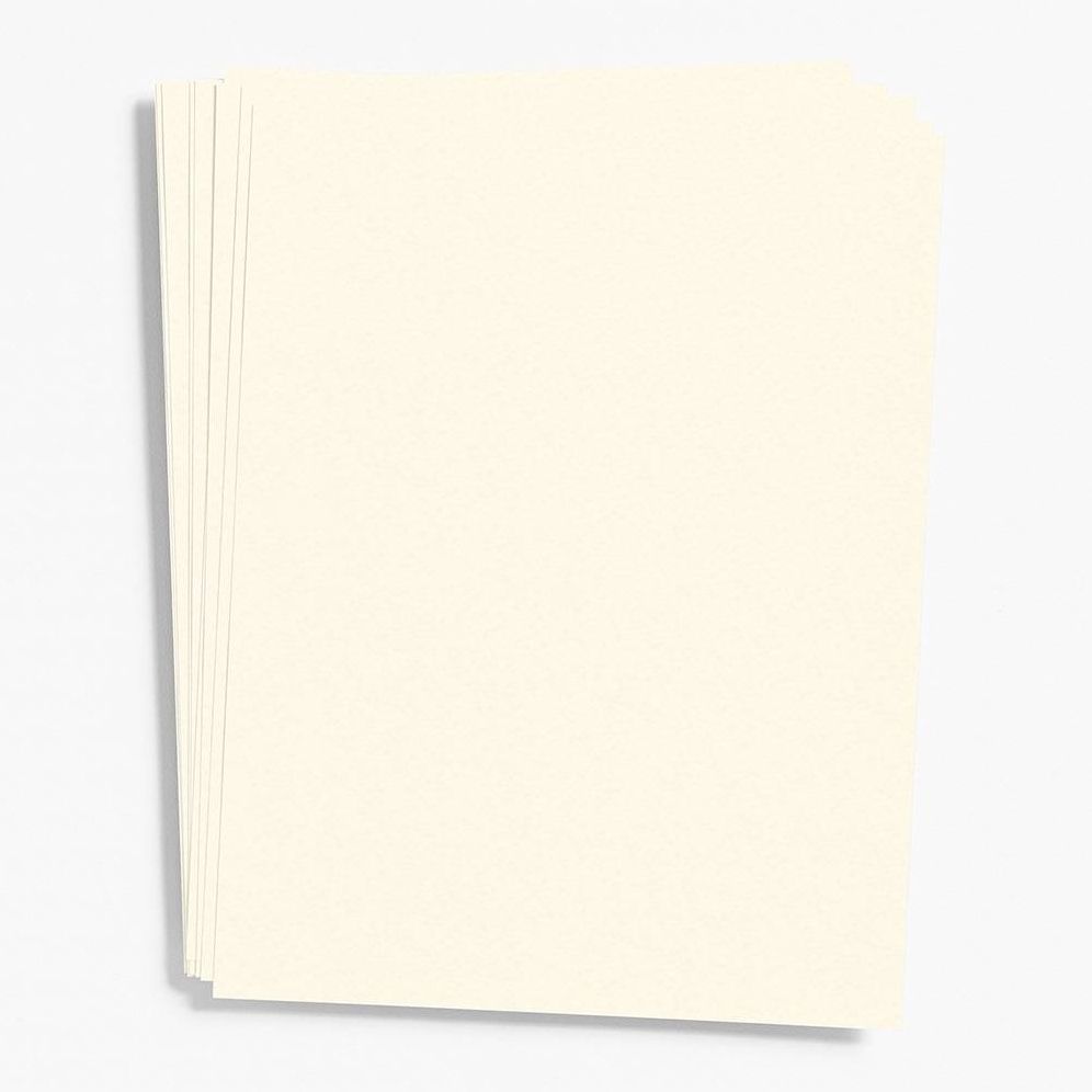 Luxe White Card Stock 8.5" x 11"