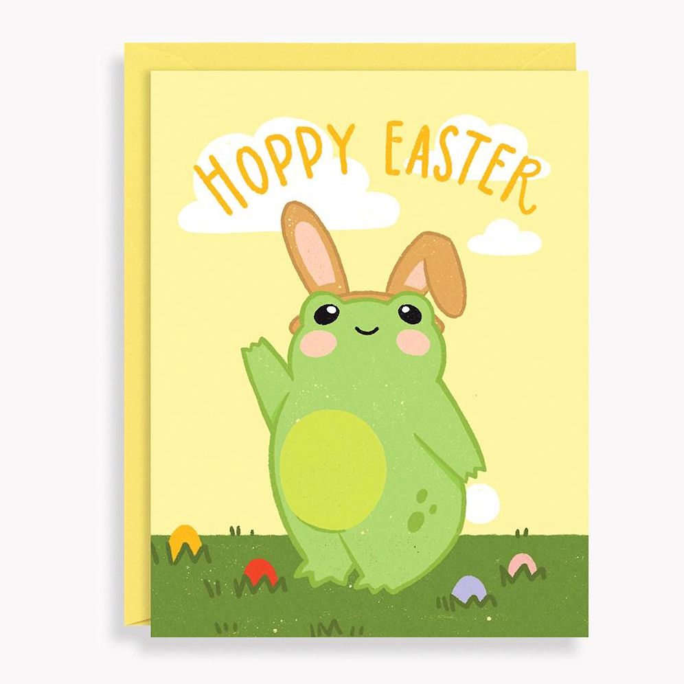 Frog Hoppy Easter Card | Paper Source