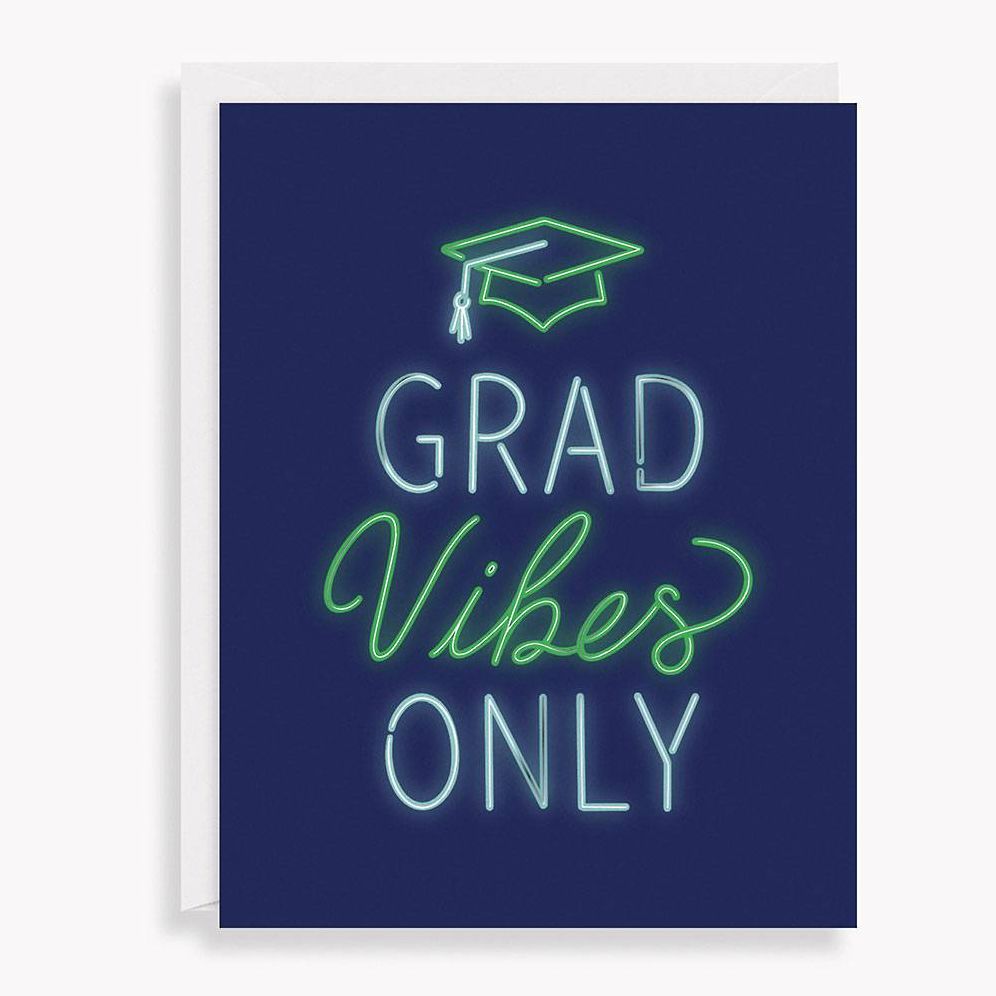 Grad Vibes Only Graduation Card | Paper Source Grad Vibes Only Graduation Card | Paper Source
