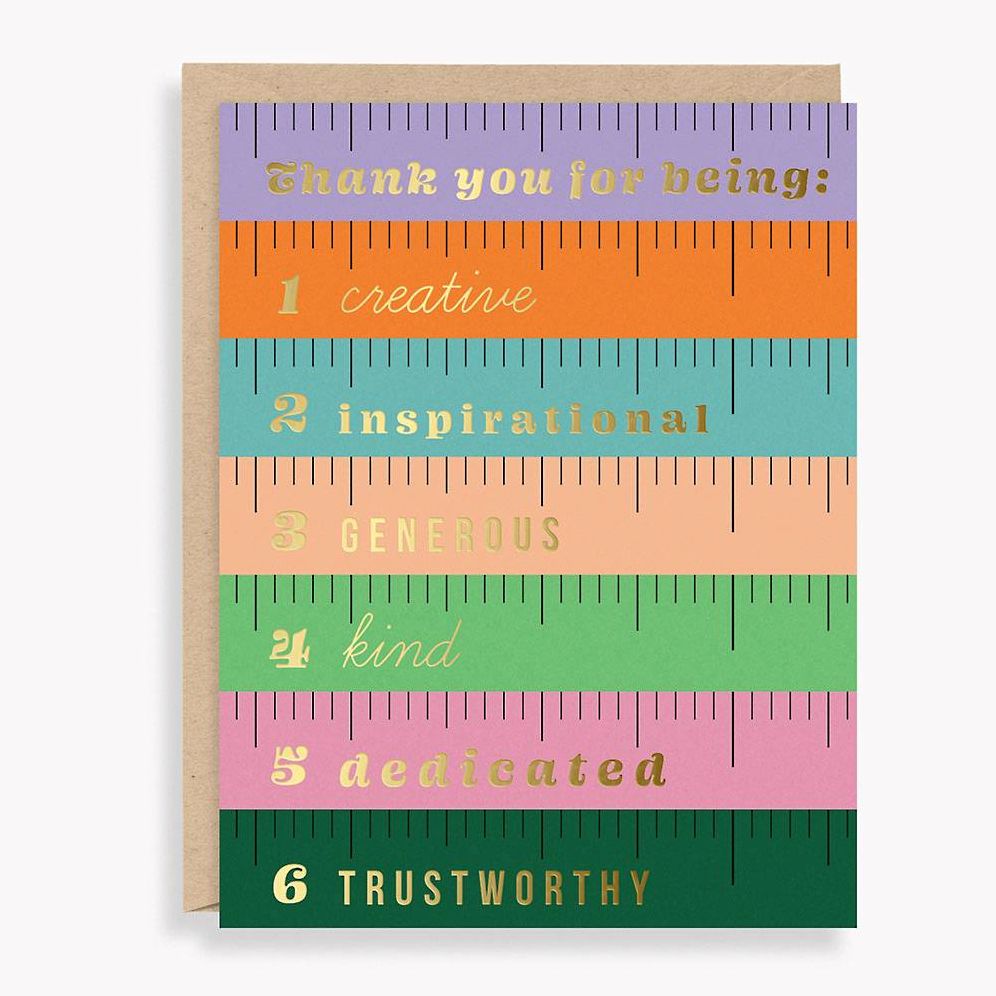 Teacher Thank You Card