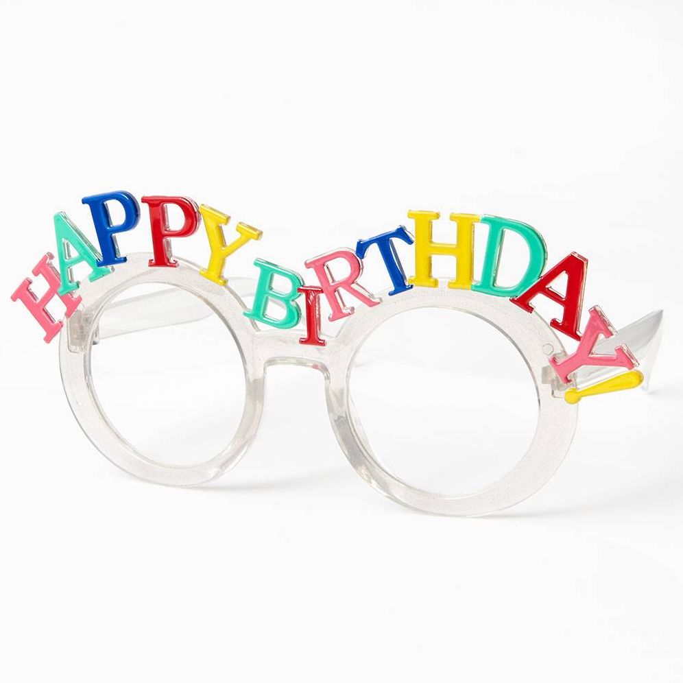 happy birthday goggles Clear Happy Birthday Glasses