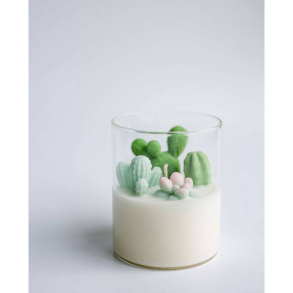 Succulent Candle