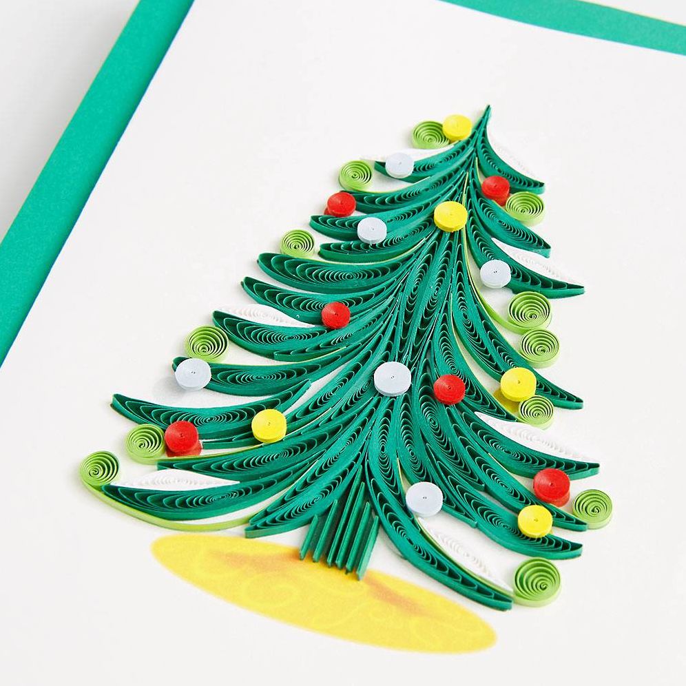 Quilled Tree Christmas Card