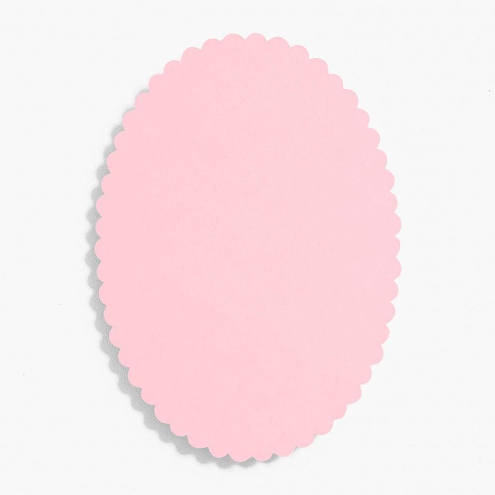 Scallop 4 Bar Blossom Oval Cards