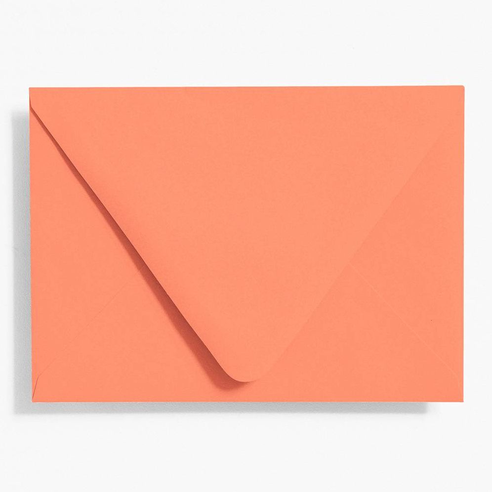 A6 Papaya Envelopes