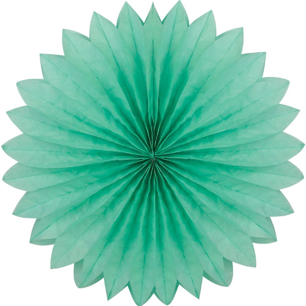 Plain fan, 40cm, Mint