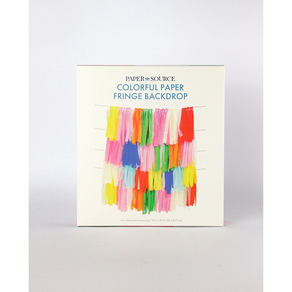 Fringe Colorful Backdrop