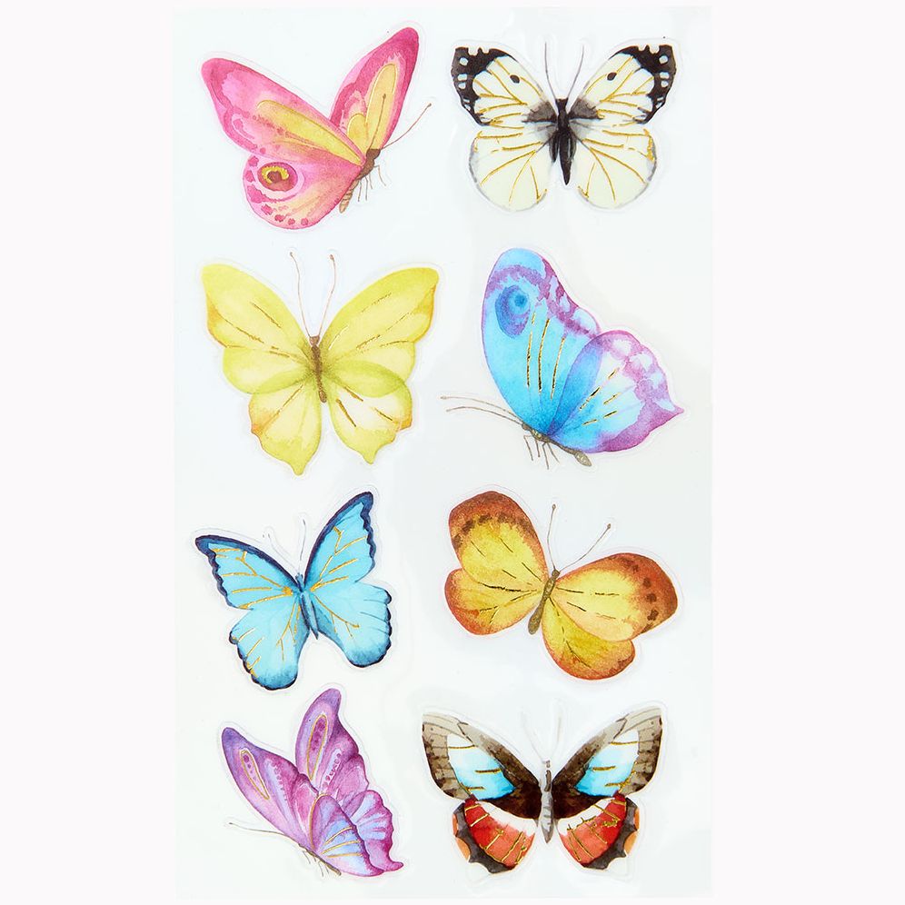 Beautiful Butterfly Sticker Sheet