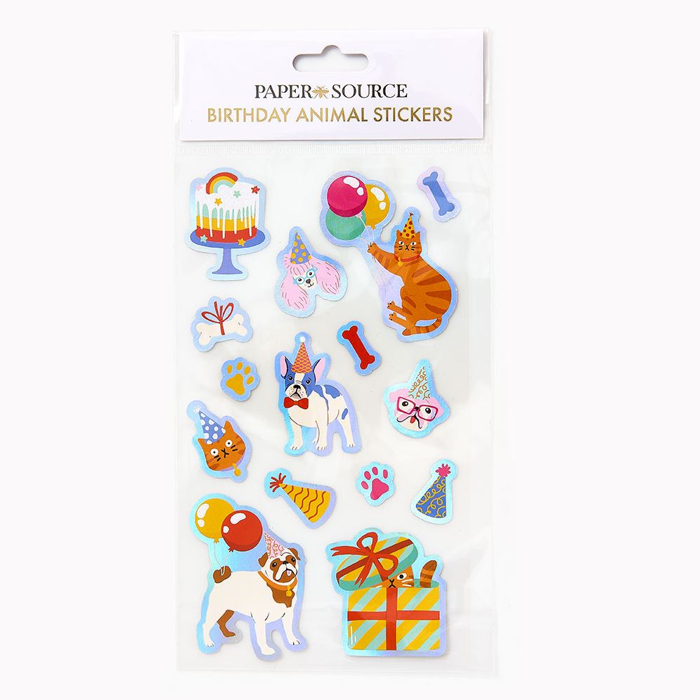 Birthday Animal Sticker Sheet
