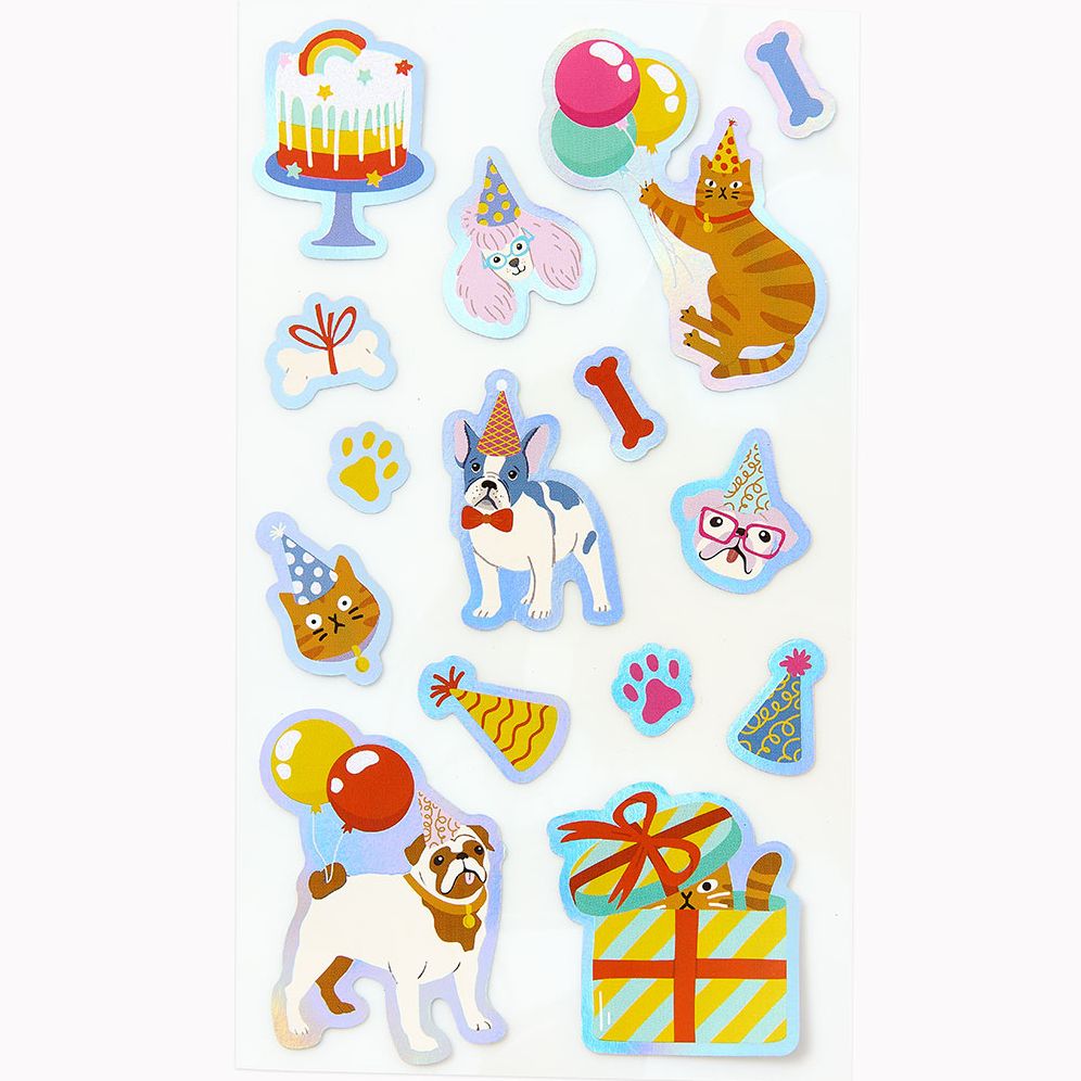 Birthday Animal Sticker Sheet