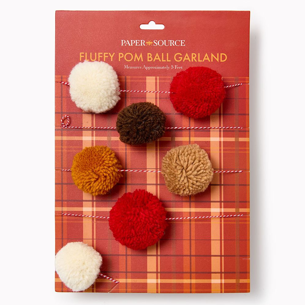 Fluffy Pom Ball Garland