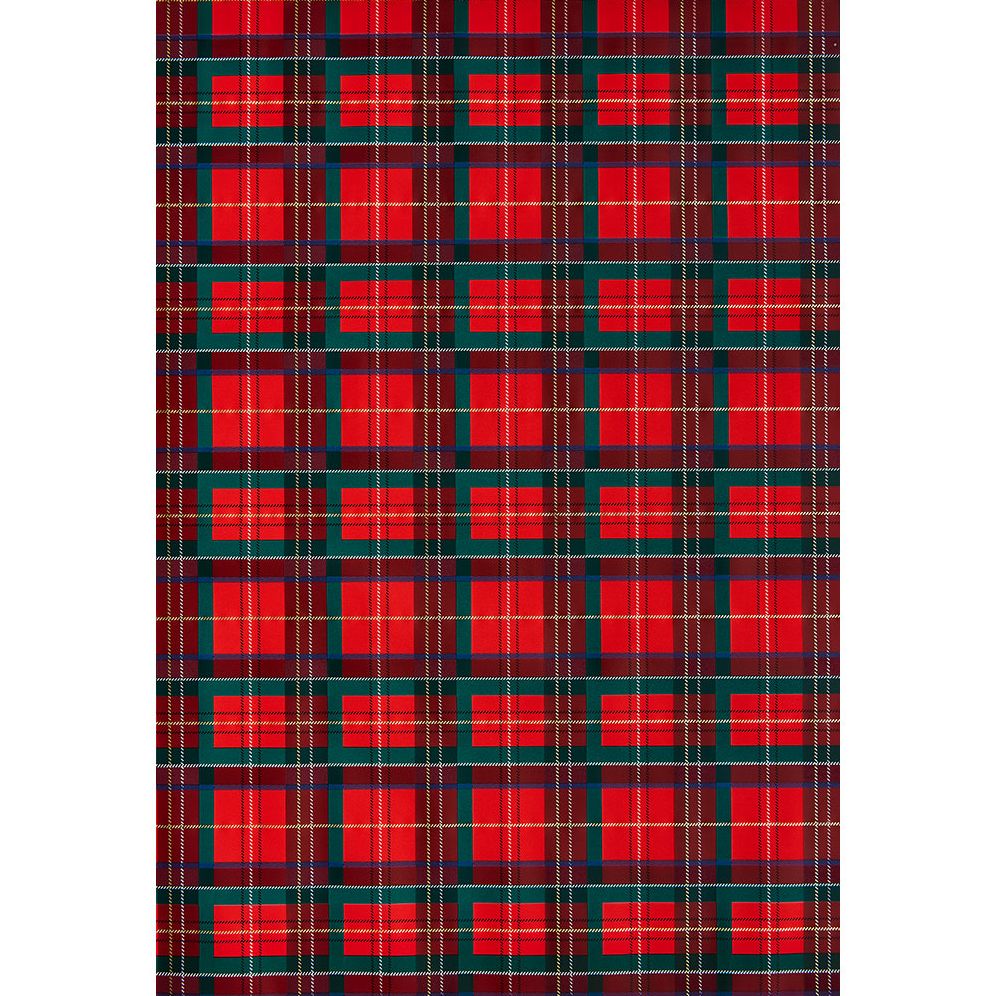 Holiday Plaid Stone Wrapping Paper