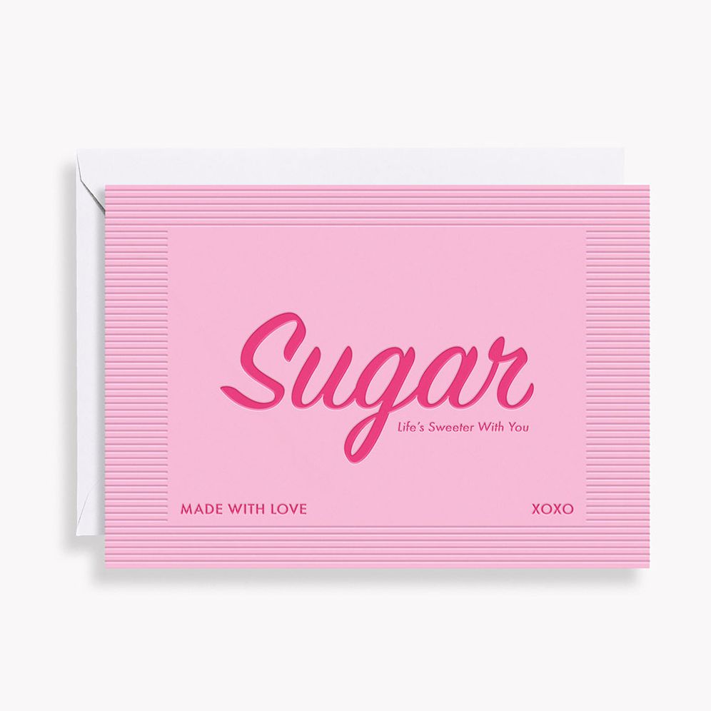 Sugar Packet Valentine's Day Card