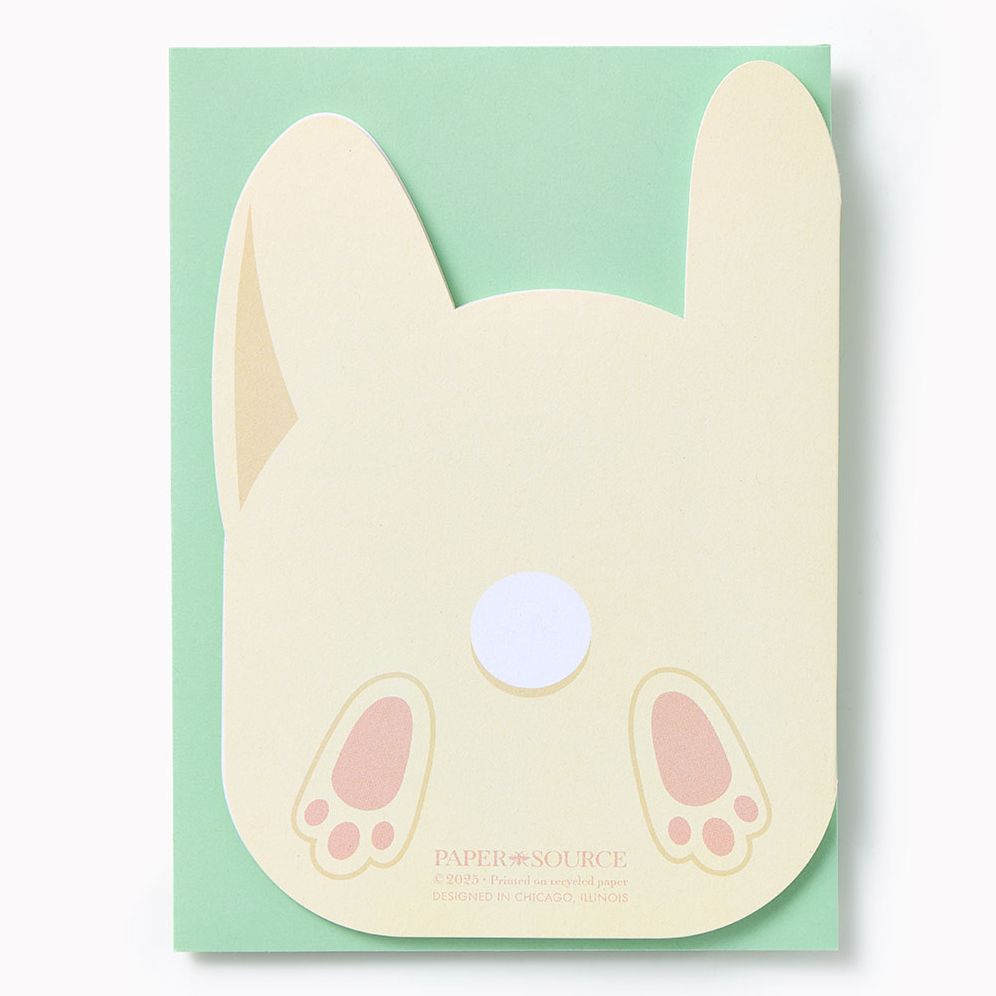 Die Cut Bunny Easter Card