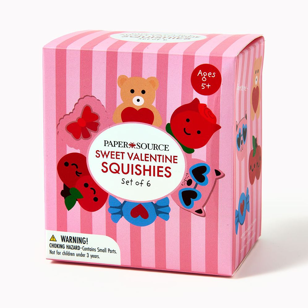Sweet Valentines Squishies Set of 6