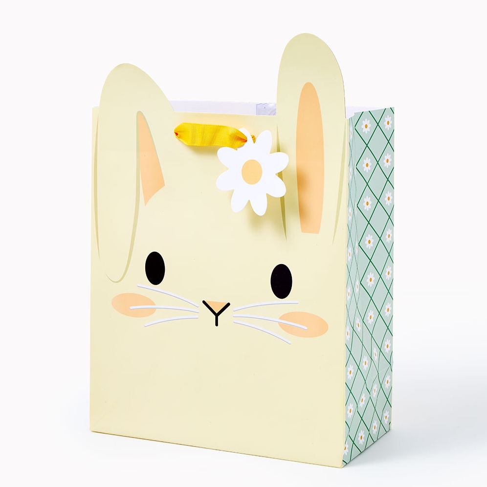 Diecut Flower Bunny Medium Gift Bag