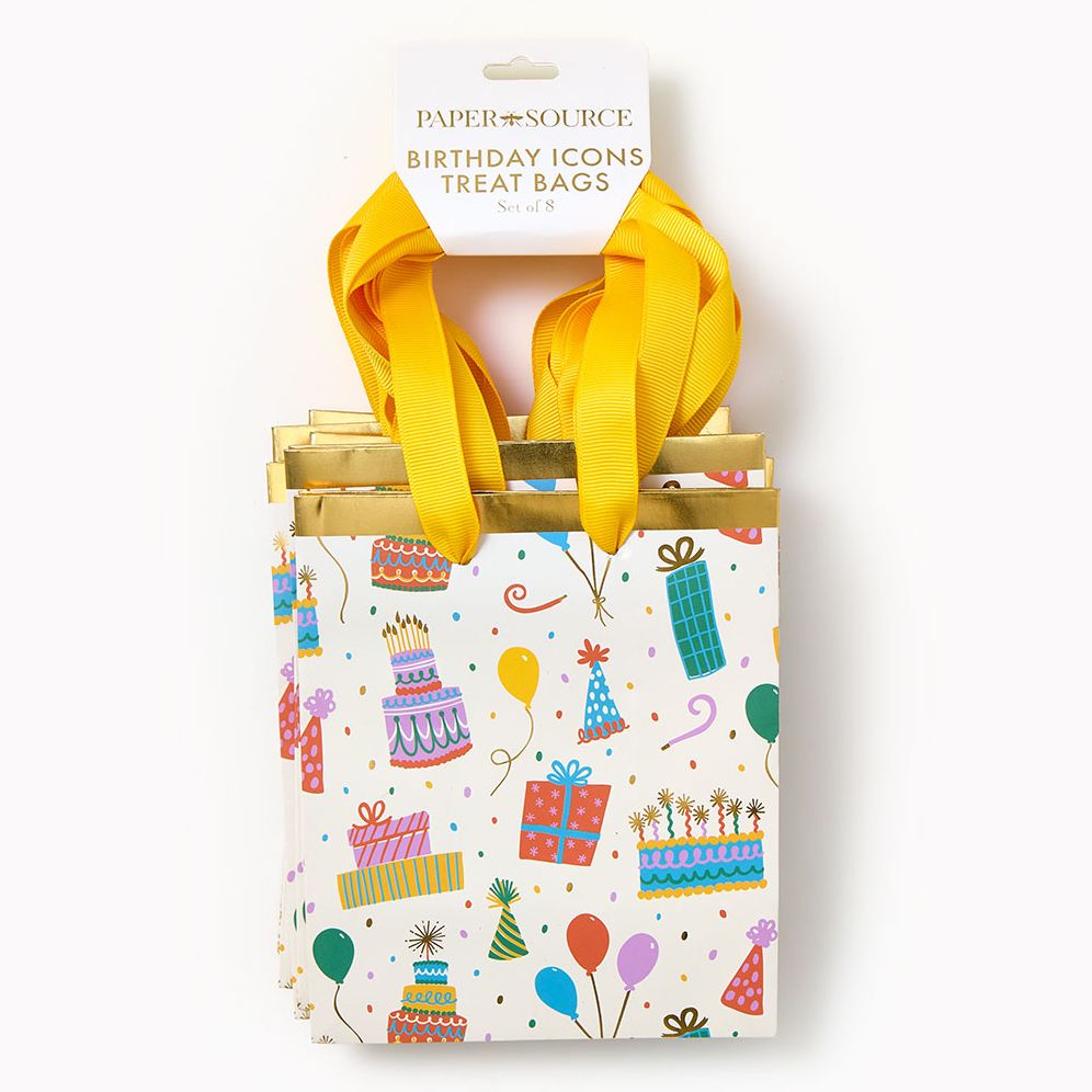 Birthday Icons Treat Bags Set of 8