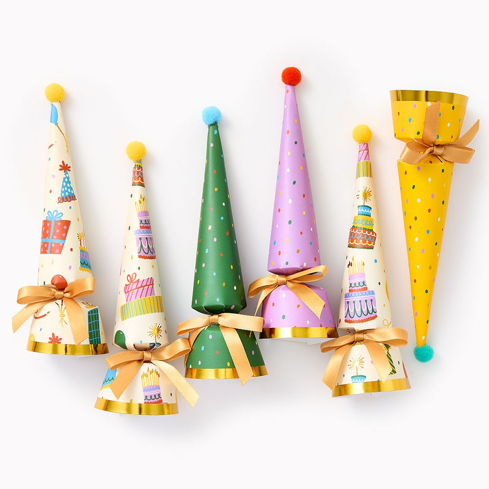 Birthday Icons Party Crackers Set of 6