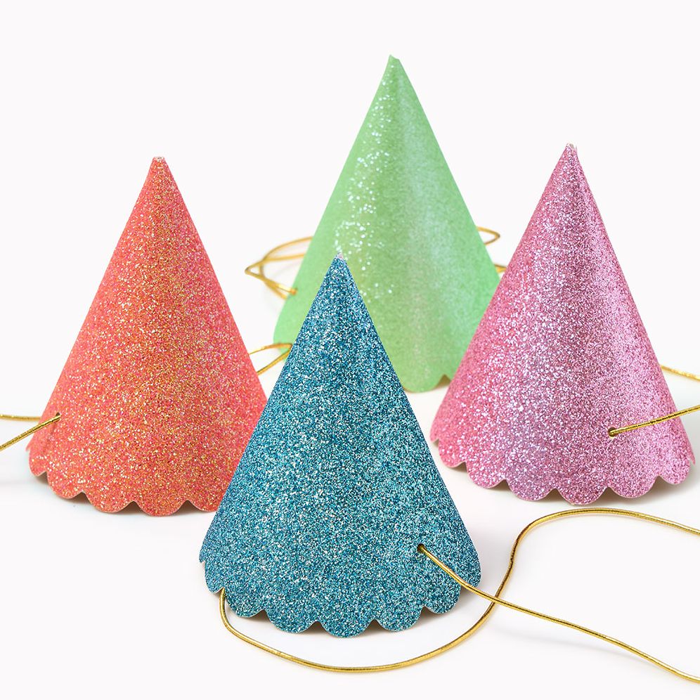 Wavy Party Hats Set of 4
