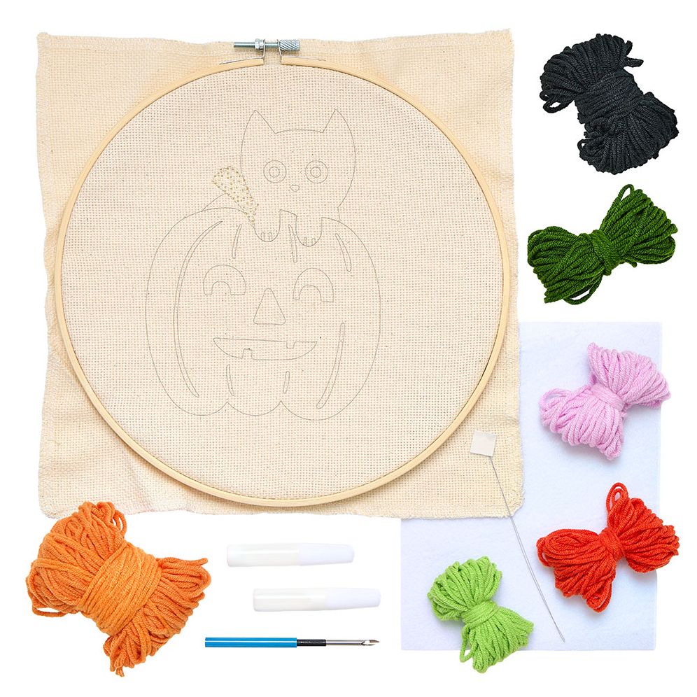 CAT & PUMPKIIN NEEDLE KIT