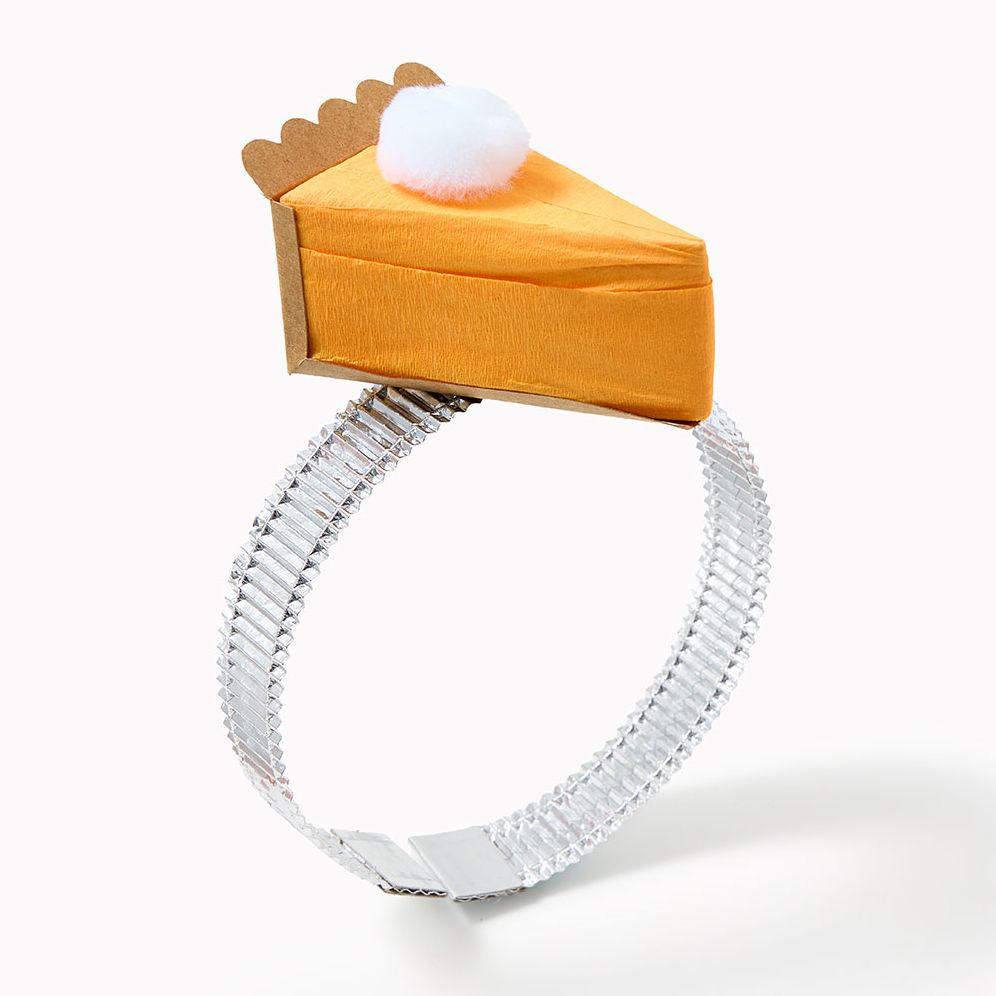 Pie Slice Paper Headbands Set of 6