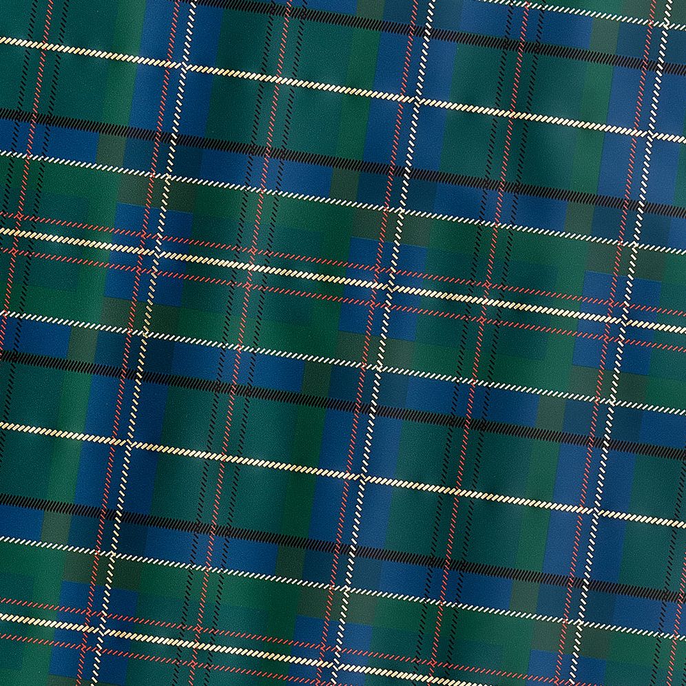 Green Holiday Plaid Stone Wrapping Paper