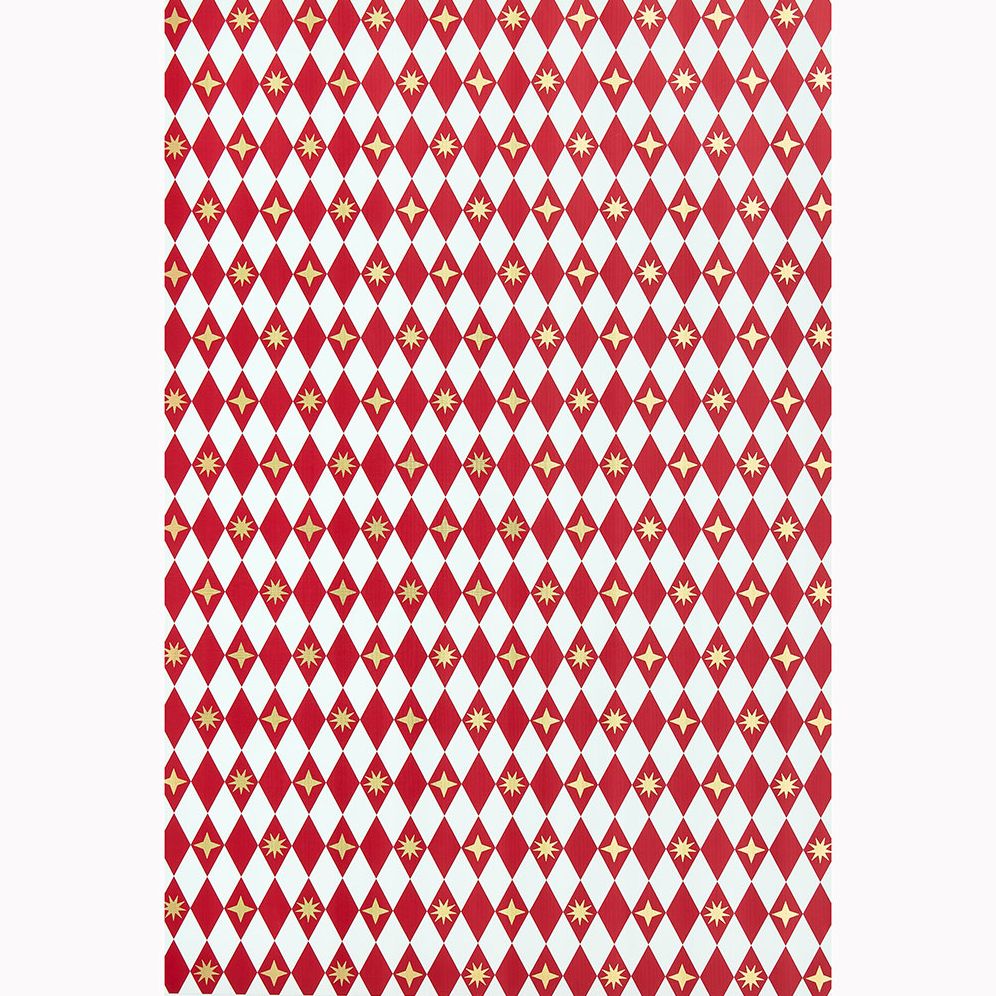 Holiday Harlequin Textured Wrapping Paper
