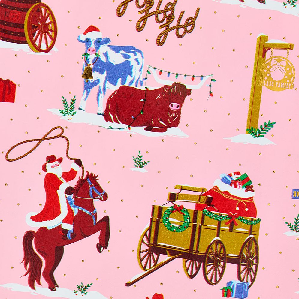 Howdy Holidays Wrapping Paper