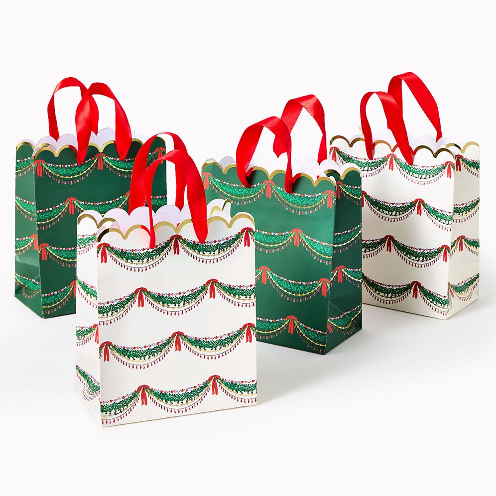 Garlands Scalloped Treat Bags,Set of 8