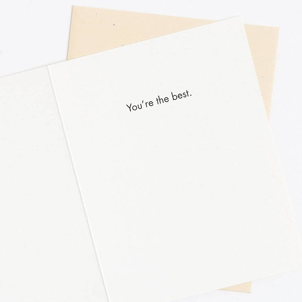 Striped Administrative Professionals Thank You Card